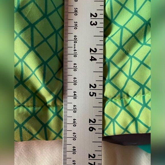 All In Motion Jacket Women’s Large Green Yellow Zip Outdoor Snow Winter - Picture 6 of 6